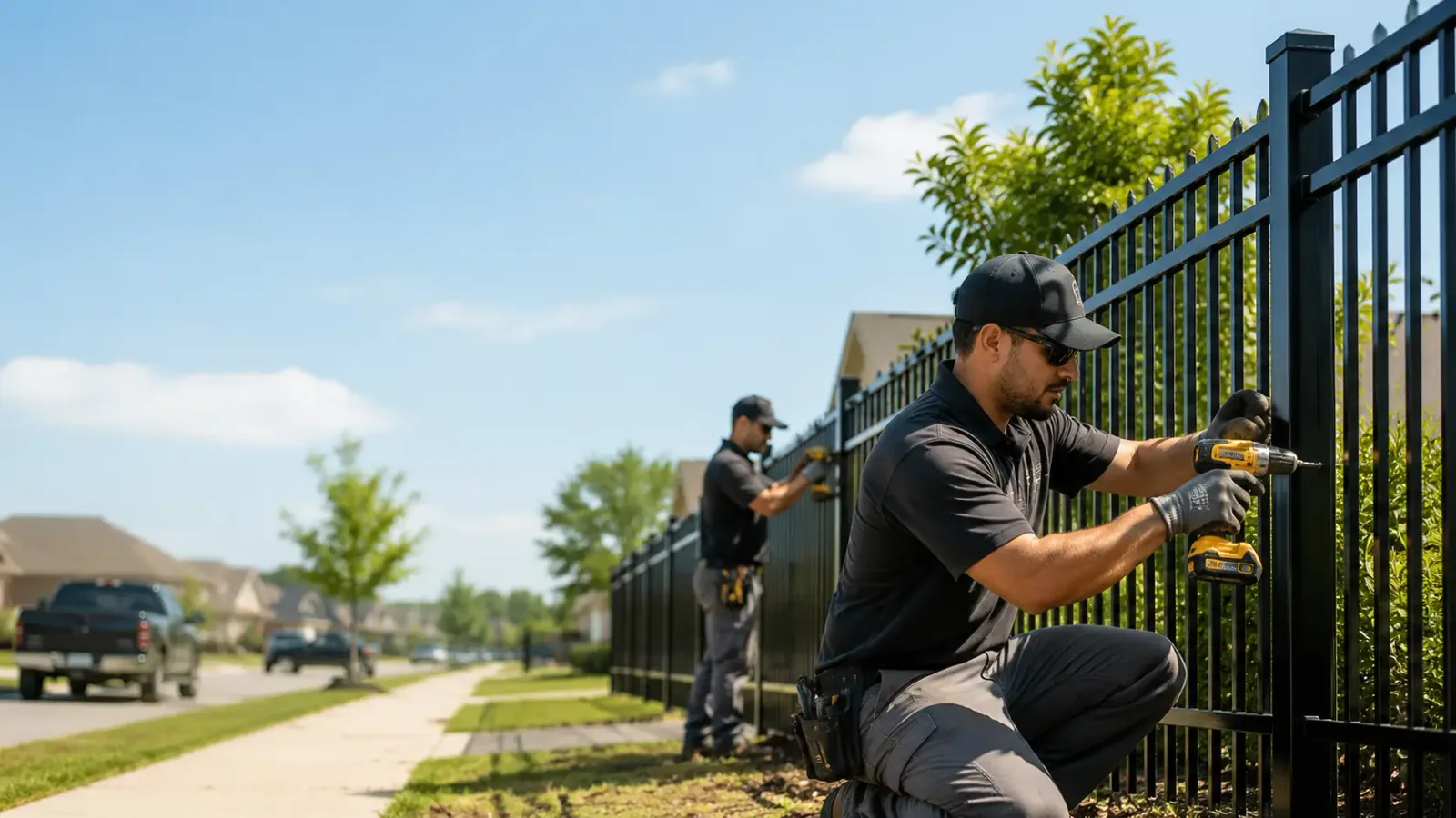 Metal Fence Installation in Bridgeport, NY